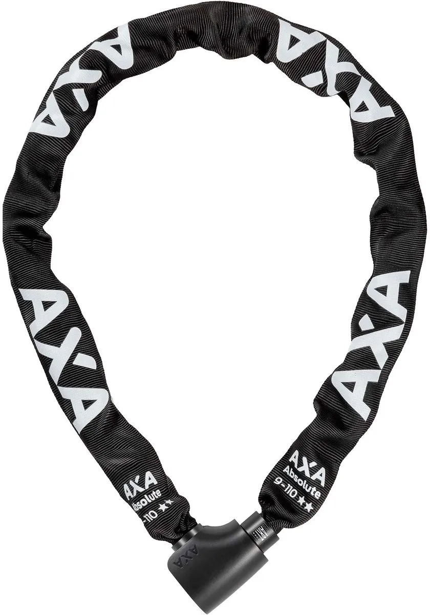 AXA Absolute 9-110 ART 2 Kettingslot 110cm - Zwart