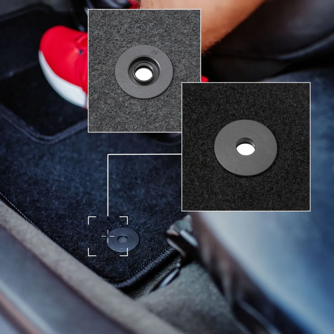 Audi A5 F53 Veloursmatten - Zwart - 4 Stuks