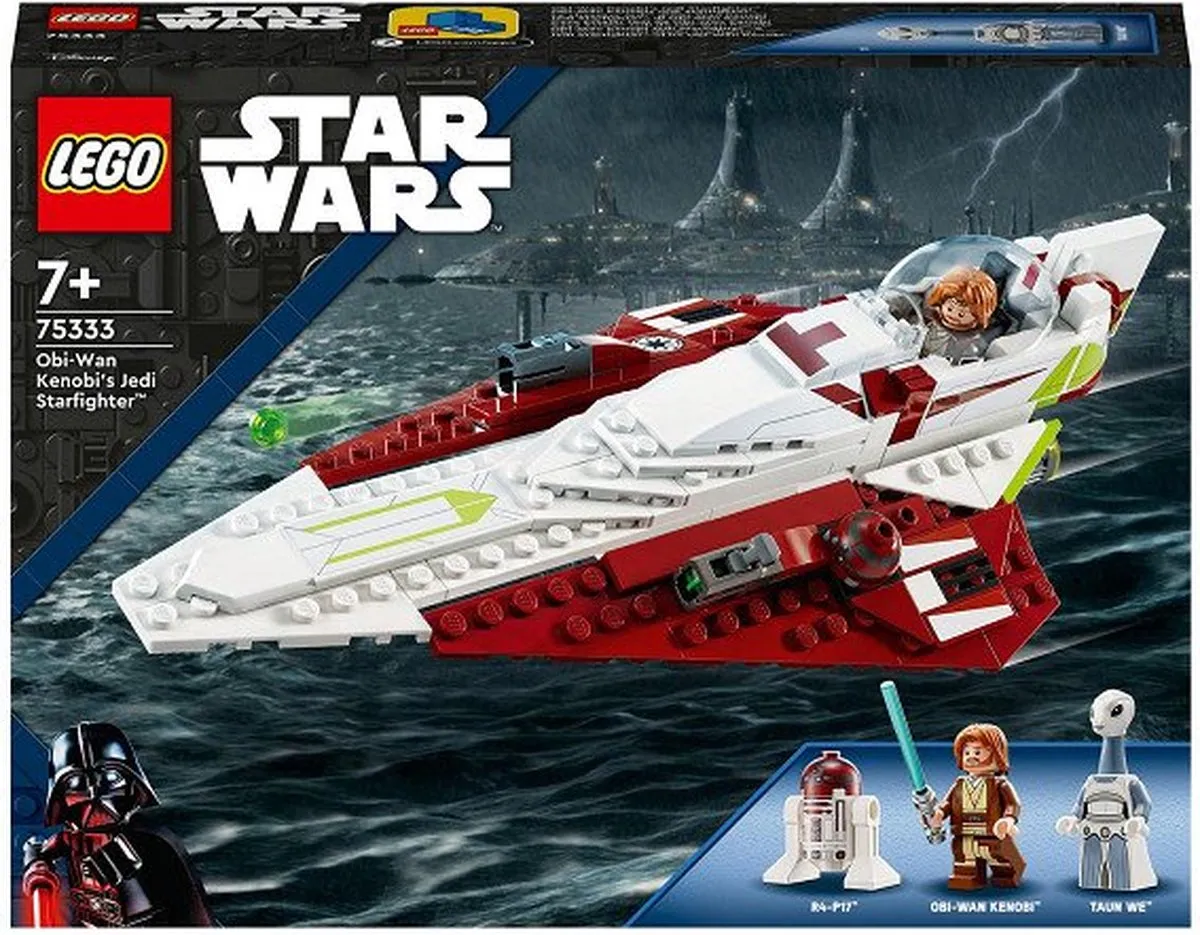 LEGO Star Wars De Jedi Starfighter Obi-Wan Kenobi 75333 - 282 Stukken