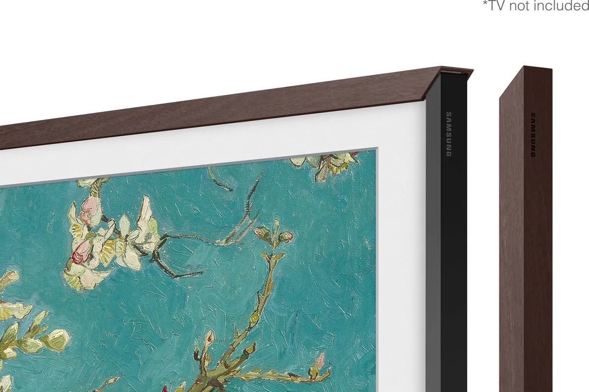 Samsung The Frame 32" Wandtv - Walnoothout Look - VG-SCFC32BWBXC