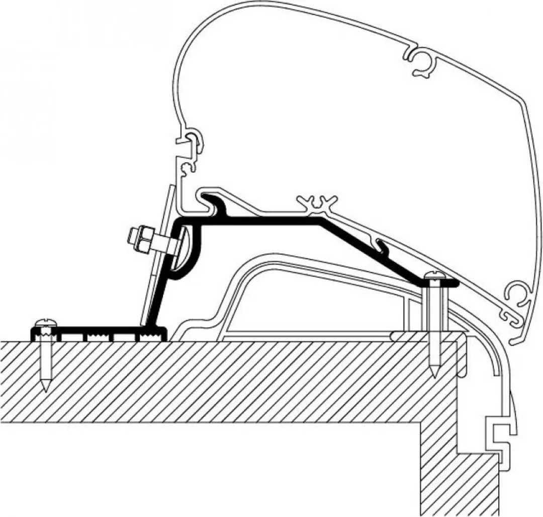 Thule Hobby Premium/Ontour Dakadapter