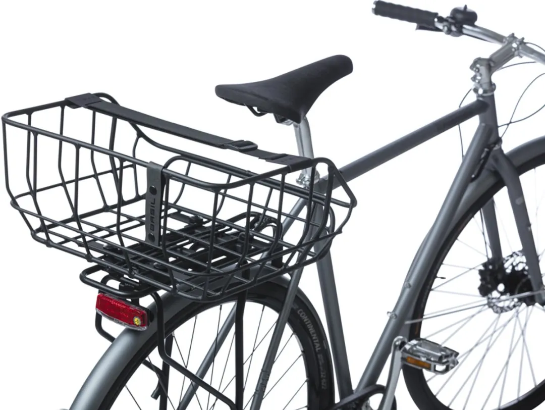 Basil Portland Fietsmand Achterop 25L - Zwart