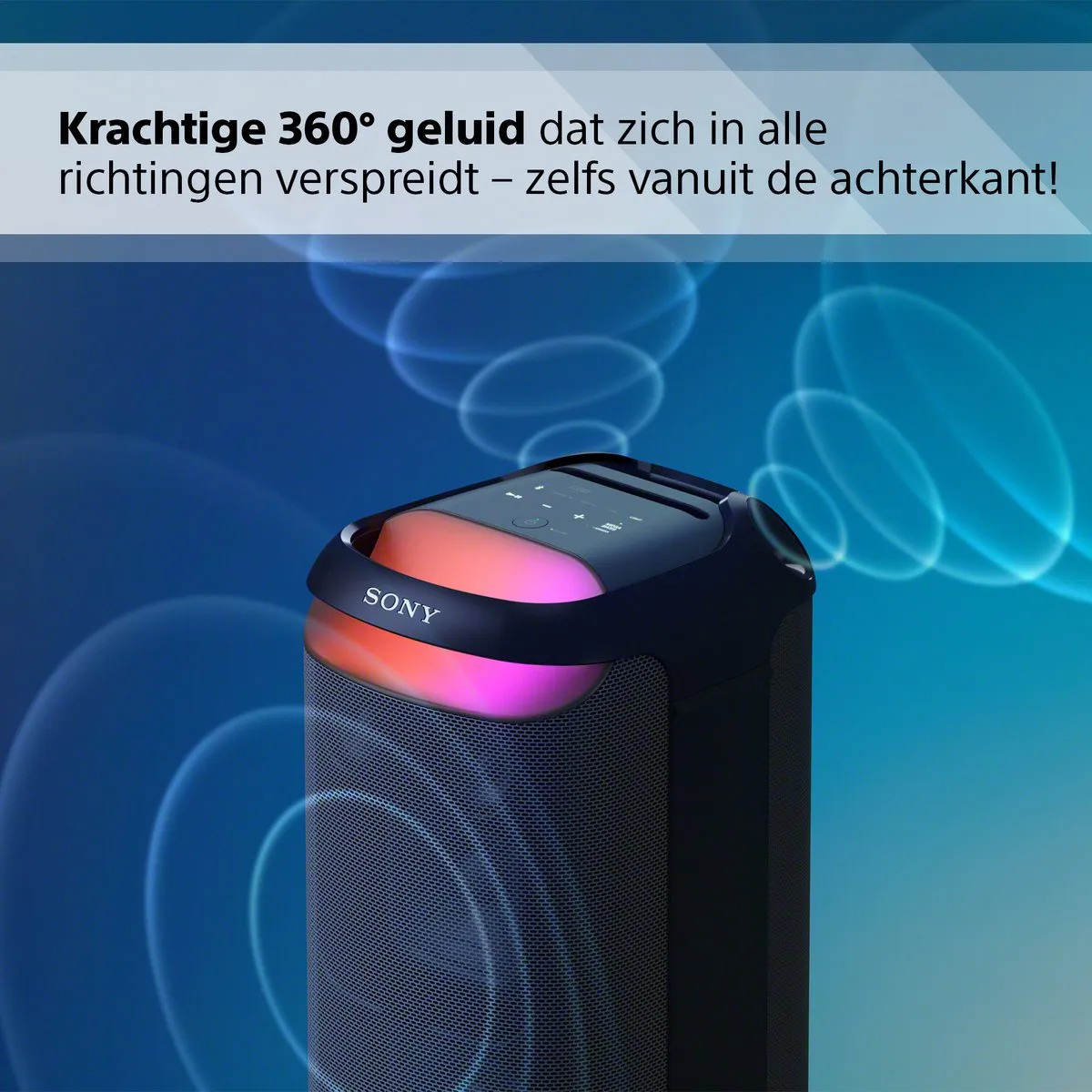 Sony SRS-XV800 Bluetooth Partybox - 120W - Zwart