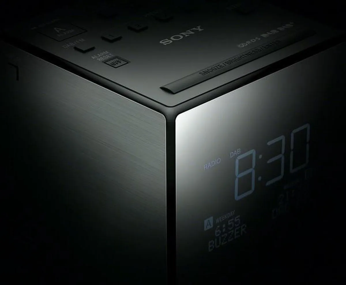Sony XDR-C1DBP Wekkerradio DAB+ - Zwart