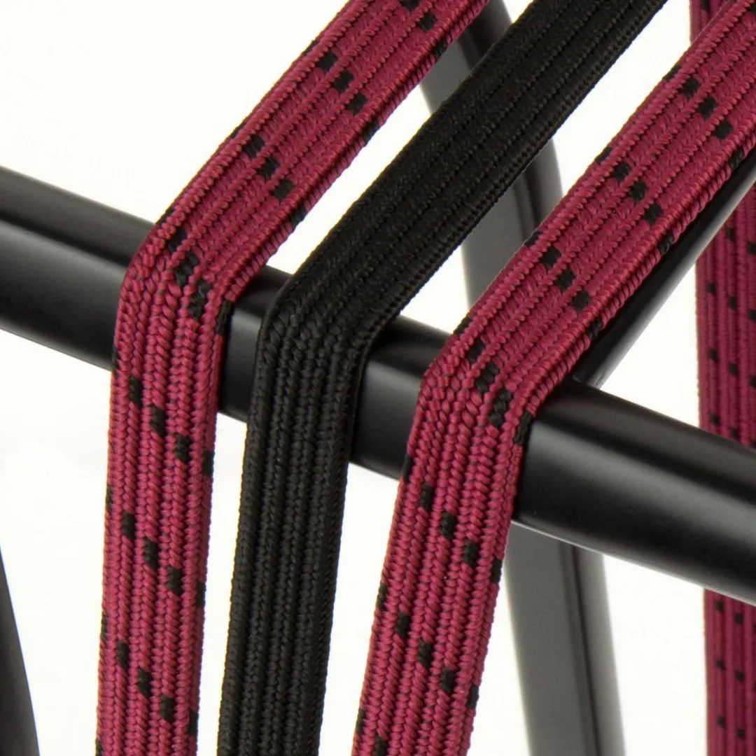 Qibbel Triobinder Eye 3x12mm - Zwart/Bordeaux - afbeelding 3 van 4