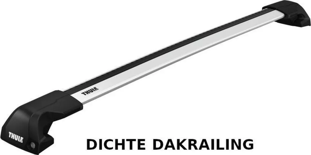 Thule Edge Flush Rail 720600 - 4 Stuks - Zwart