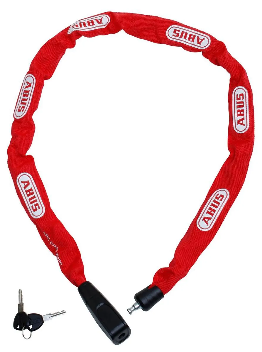 ABUS CityChain 6800/110 2.0 Kettingslot - 110cm - Rood
