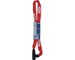 ABUS CityChain 6800/110 2.0 Kettingslot - 110cm - Rood - afbeelding 6 van 6
