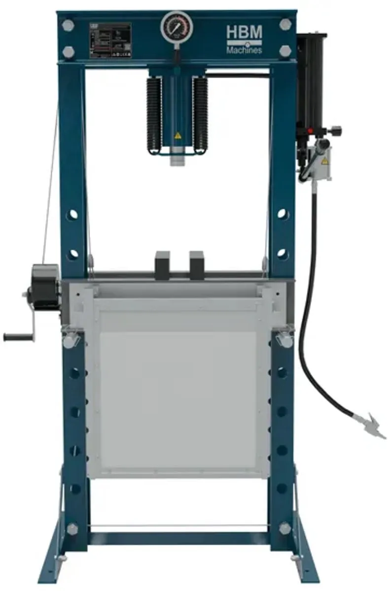 HBM Werkplaatspers 40 Ton - Blauw