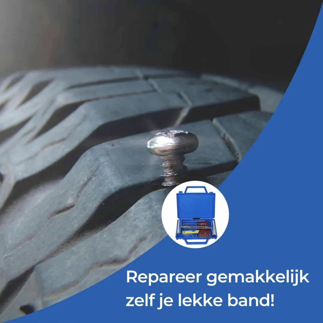TETRA Tools Bandenreparatie Proppenset - 12-delig - Blauw - afbeelding 3 van 5