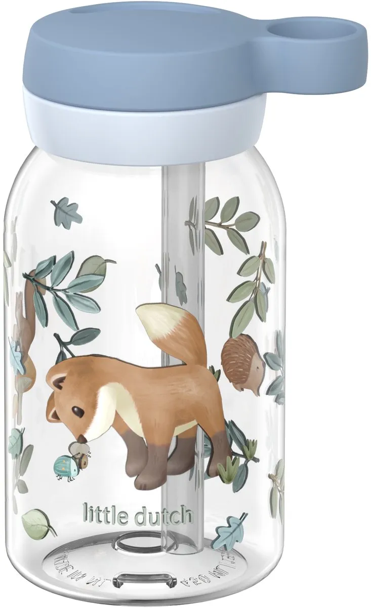 Mepal Campus 107480065408 Drinkfles met rietje 450ml - Forest Friends