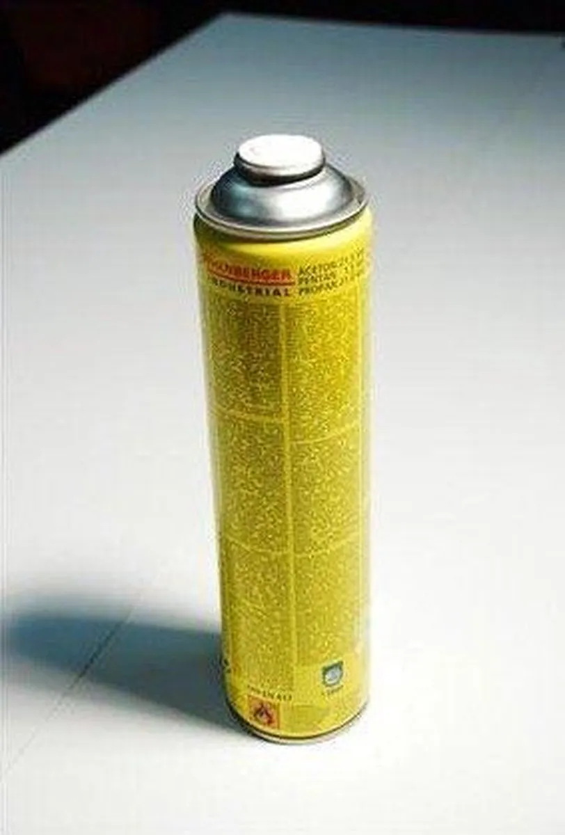 Rothenberger Maxigas 400 Gasfles 600ml - Geel/Zilver