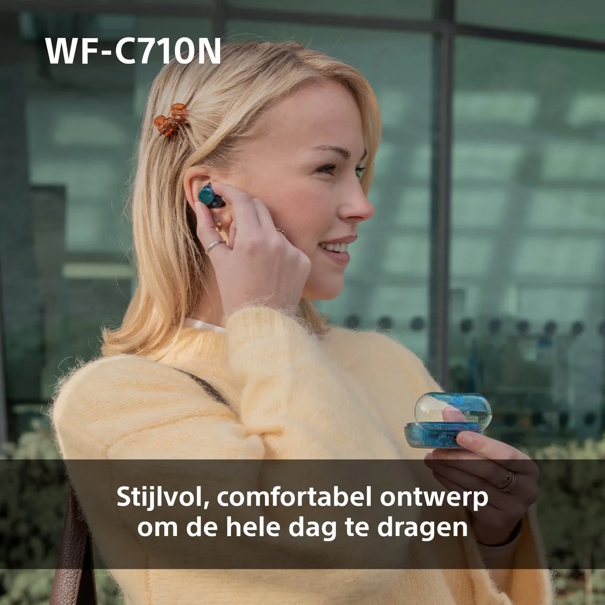 Sony WF-C710N Noise Cancelling Oordopjes - Zwart