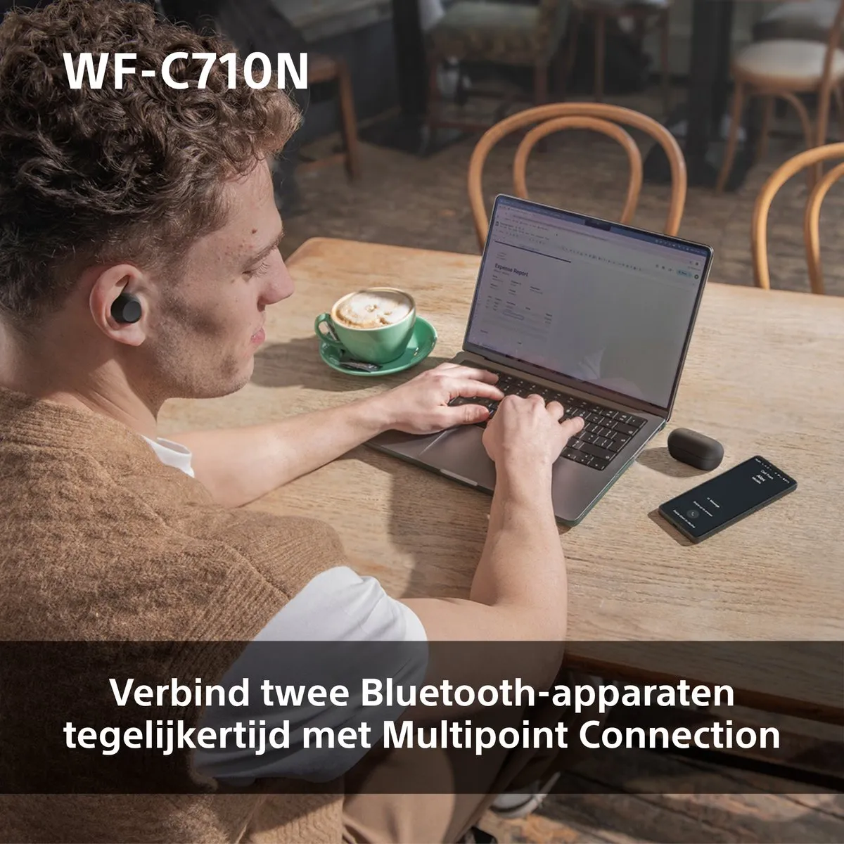Sony WF-C710N Noise Cancelling Oordopjes - Zwart