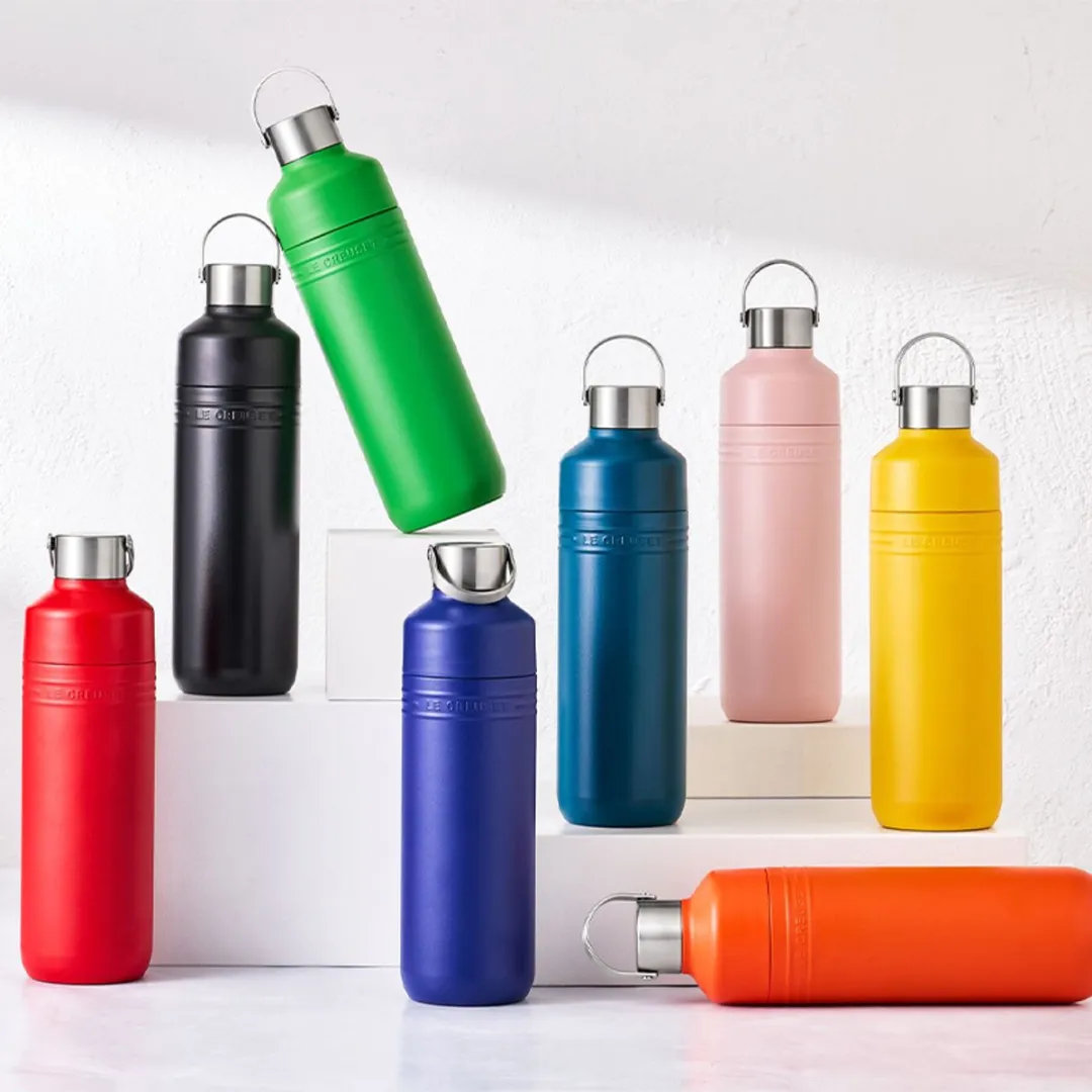 Le Creuset Drinkfles On The Go 1,0L - Kersenrood