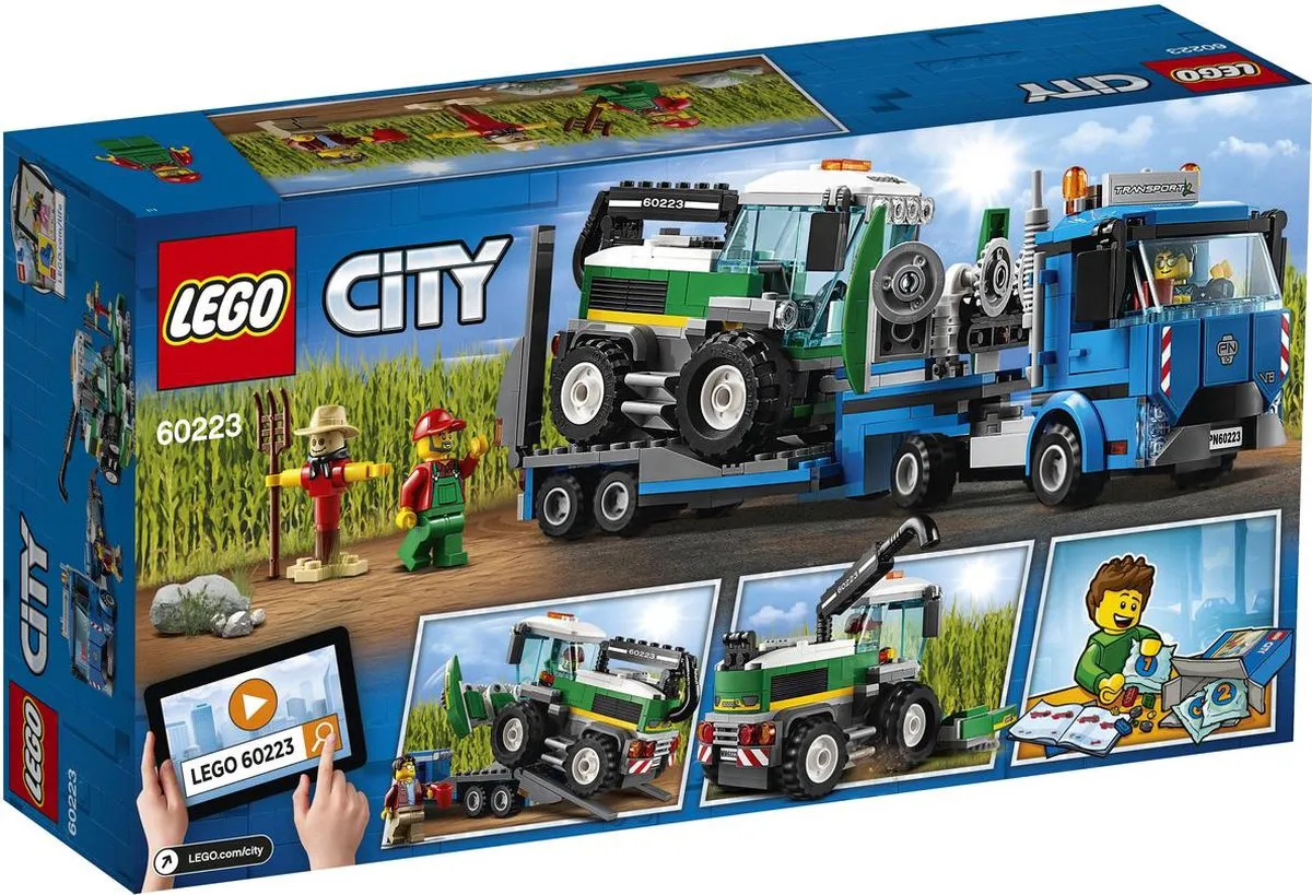LEGO City Maaidorser Transport 60223 - 358 Stukken - 2 Minifiguren