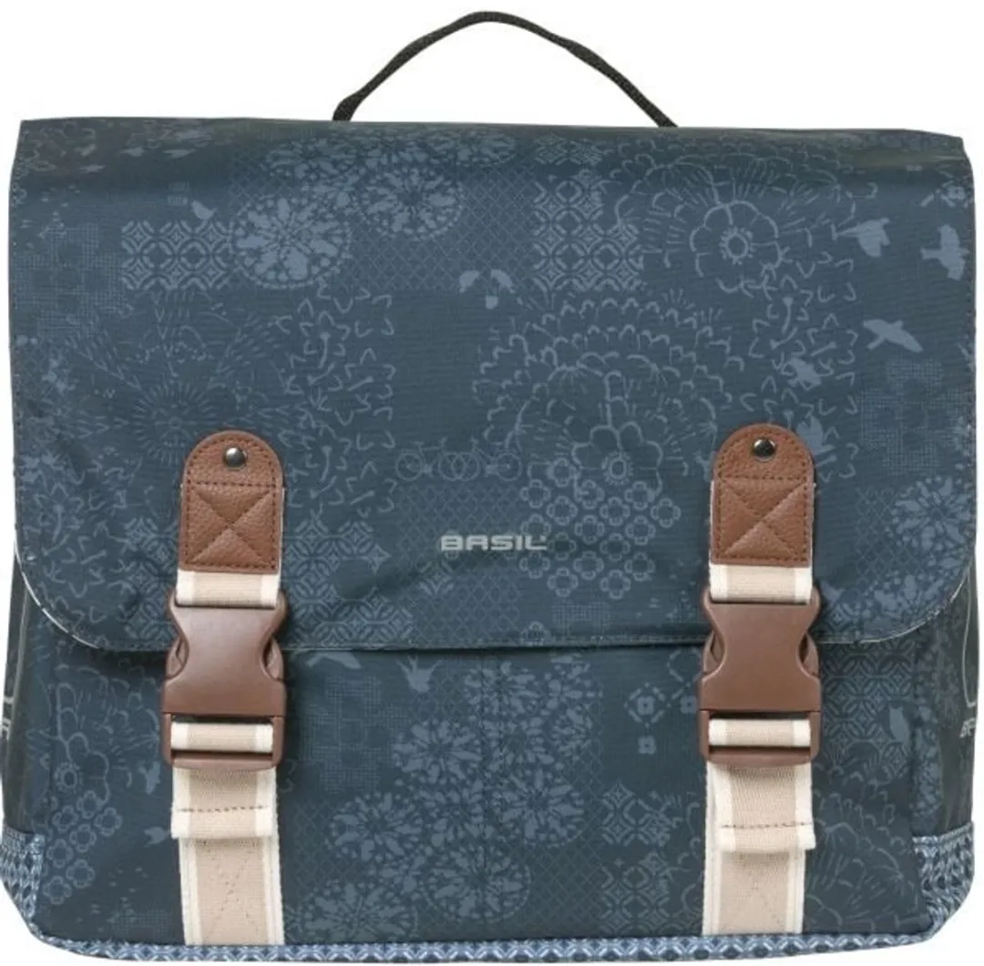 Basil Bohème Dubbele Fietstas - 35L - Blauw