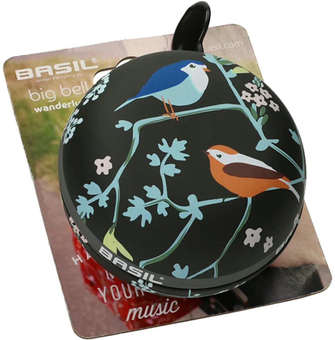 Basil Wanderlust Fietsbel - Zwart
