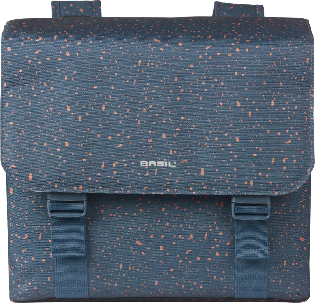 Basil Flair Dubbele Fietstas 35L - Navy