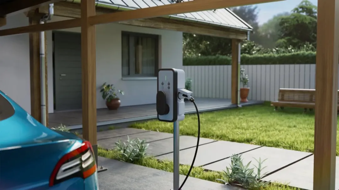 Hager Witty Start laadstation type 2 (11-22kW) met sleutelschakelaar - wit (XEV1K11T2)