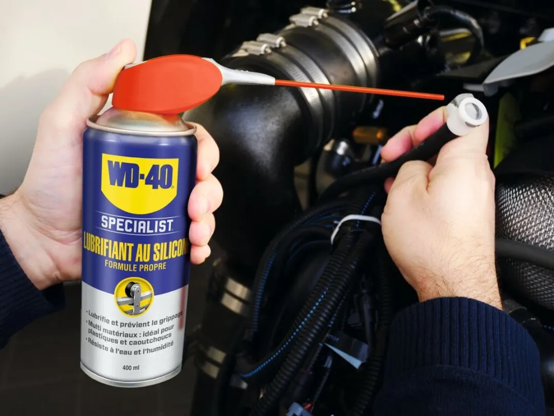 WD-40® Siliconenspray 250ml - Smeermiddel - Siliconenvet - Voor prestaties onder hoge druk
