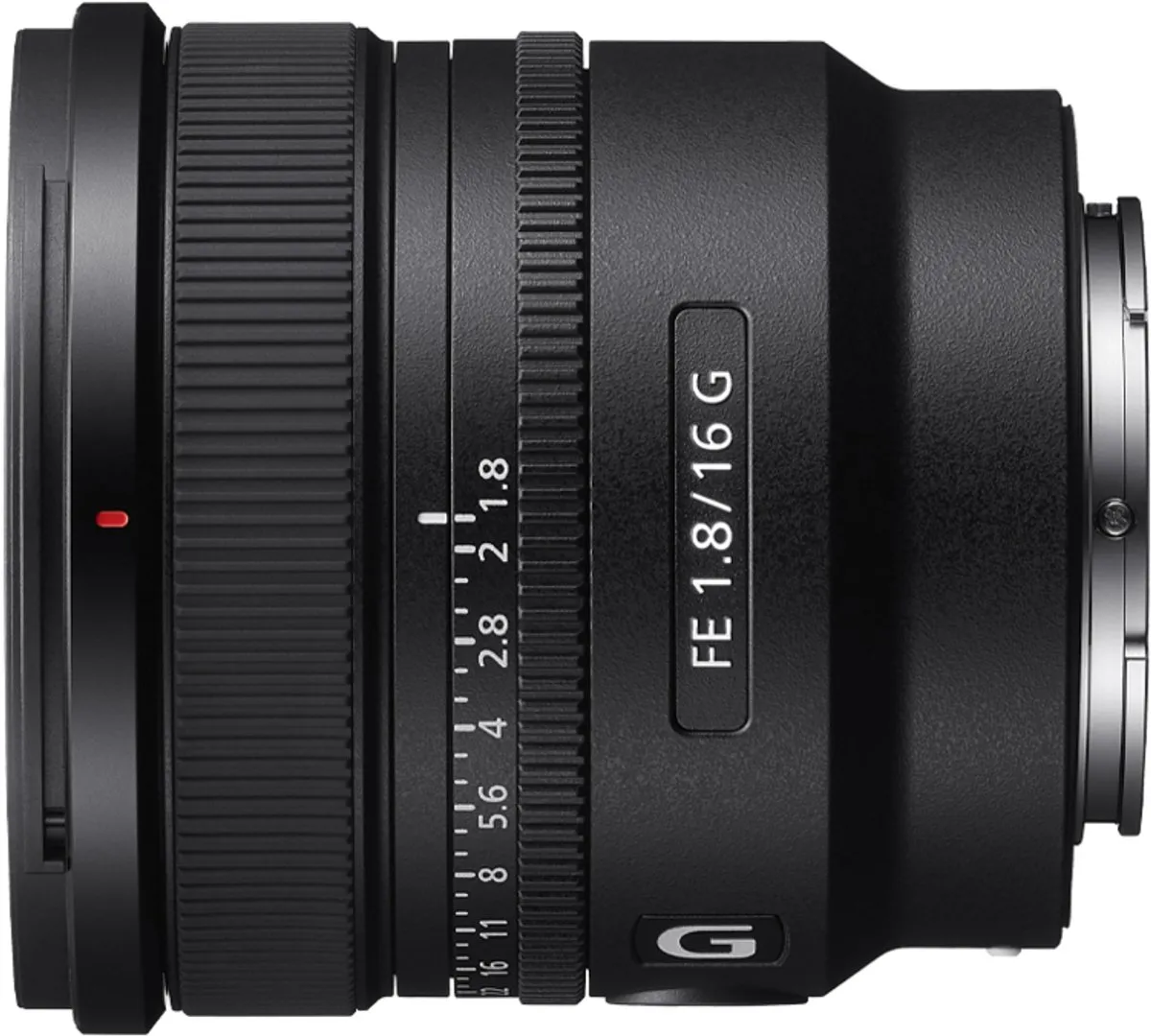 Sony FE 16mm f/1.8 G - 67mm - Zwart