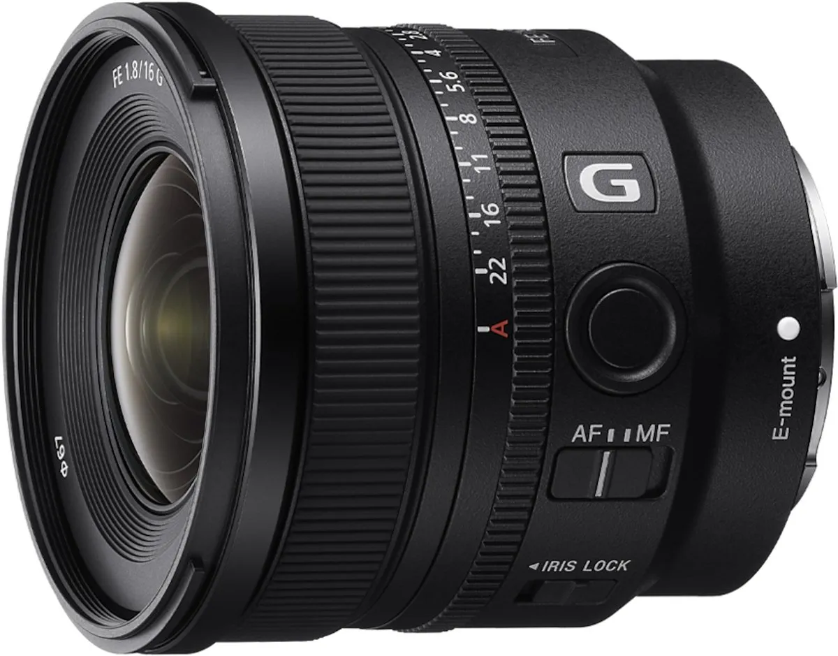 Sony FE 16mm f/1.8 G - 67mm - Zwart