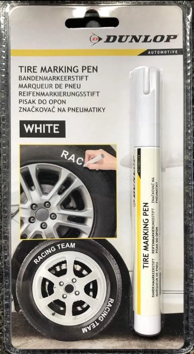 Dunlop Bandenmarkeerstift Wit