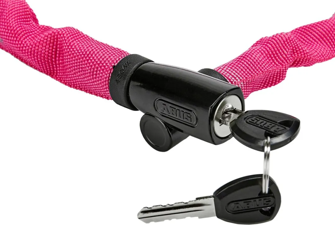 ABUS Steel-O-Chain 4804K/75 Kettingslot - Roze