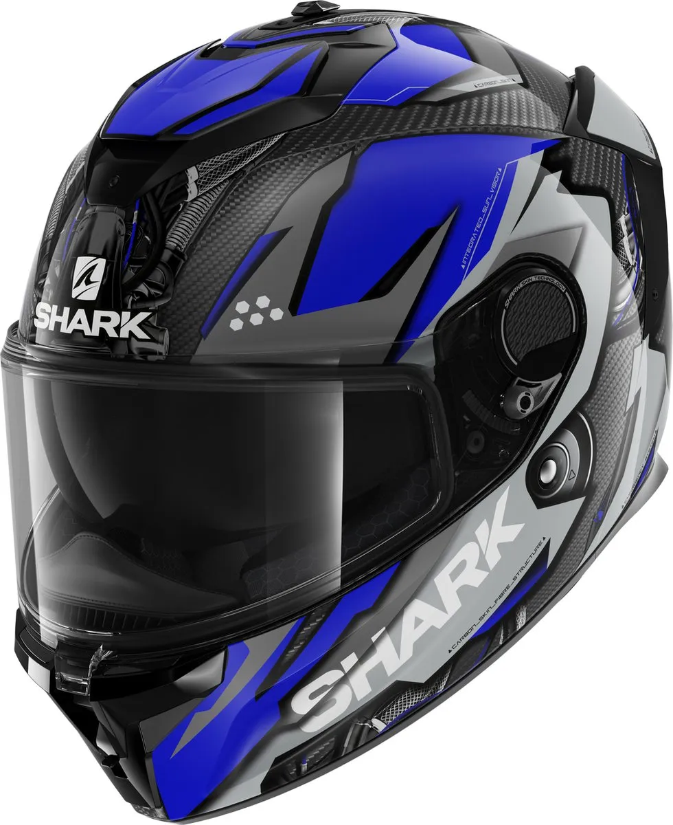 Shark Spartan GT Carbon Urikan Motorhelm