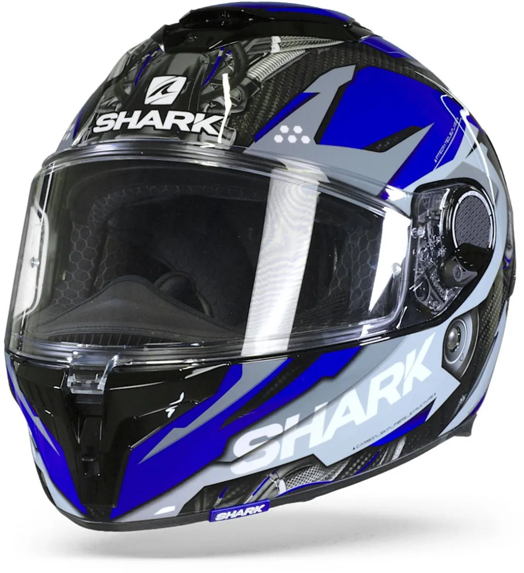 Shark Spartan GT Carbon Urikan Motorhelm - XS - Blauw