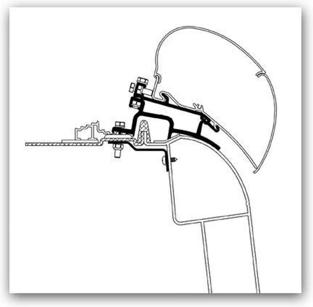 Thule Ren. Master/Opel Movano Adapter Serie 6 308059