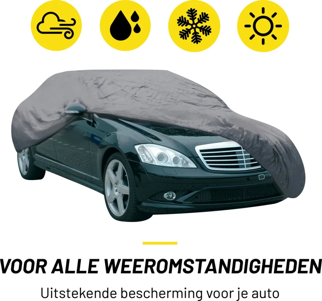 Dunlop Autohoes XL - 534x178x120cm - Grijs