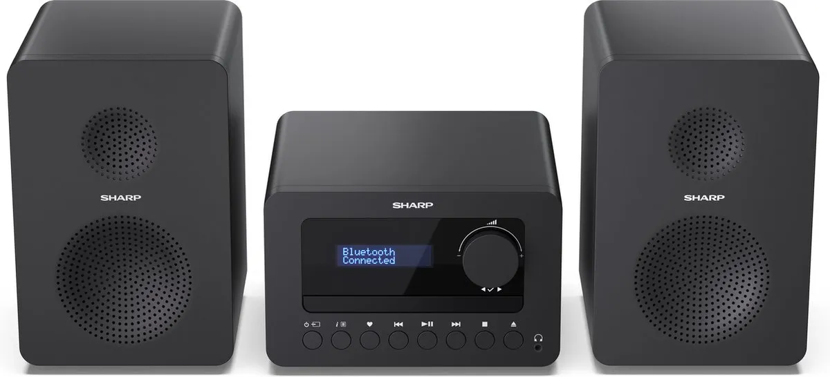 Sharp XL-B520 Tokyo Micro Geluidssysteem DAB+ - 40W - Zwart
