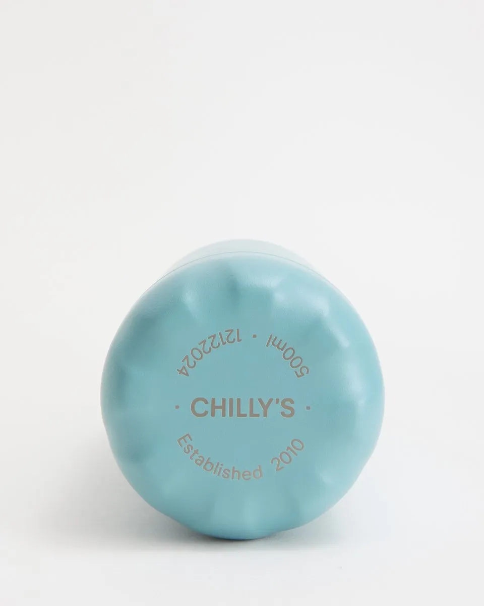 Chilly's Original 500ml Thermosfles - Dusty Teal - afbeelding 3 van 3