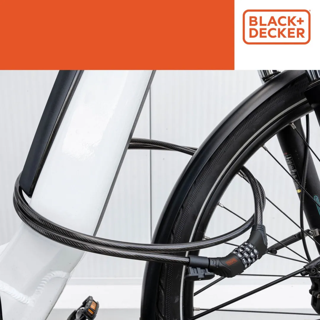 BLACK+DECKER BXCHBL7008 Cijferslot - 4 cijfers - Zwart