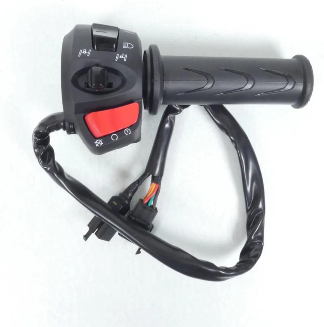 Peugeot 400 Metropolis Gaspedaalgreep Ø22mm - Zwart/Rood