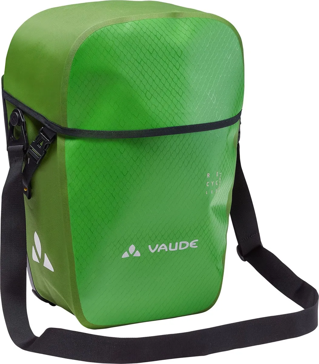 VAUDE / Aqua Back Pro / Fietstas / Dubbele fietstas / Unisex / parrot green / Waterdicht / >90% Recycled materiaal