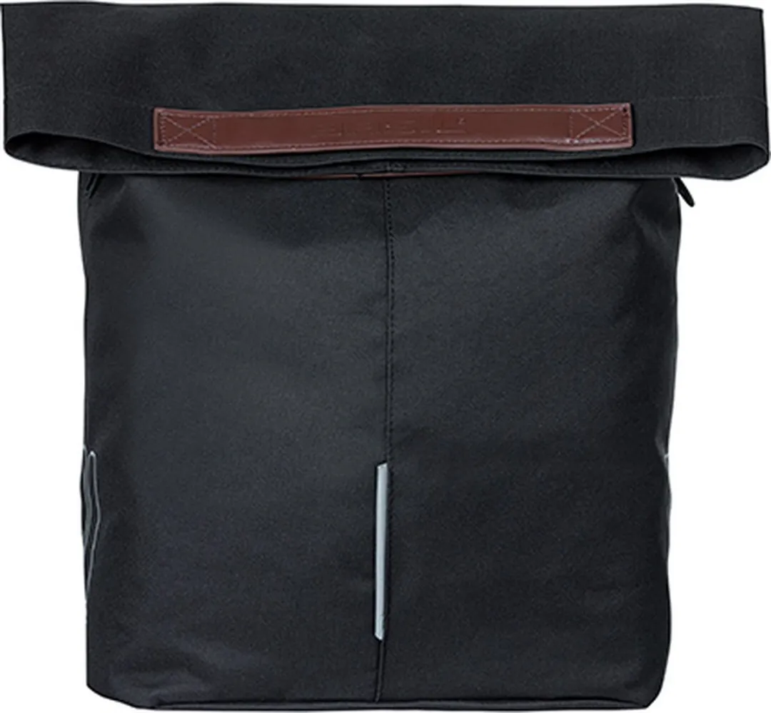 Basil City Fietstas MIk Hooks 16L - Zwart