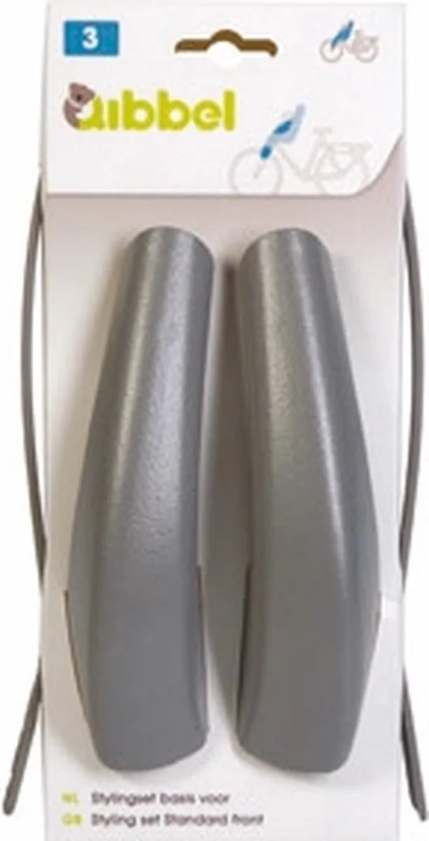 Qibbel Q500 Stylingset Basis Voorzitje - Grijs