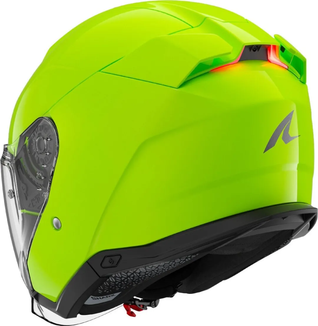 Shark Skwal i3 Jet Blank Toxic Helm - Maat M