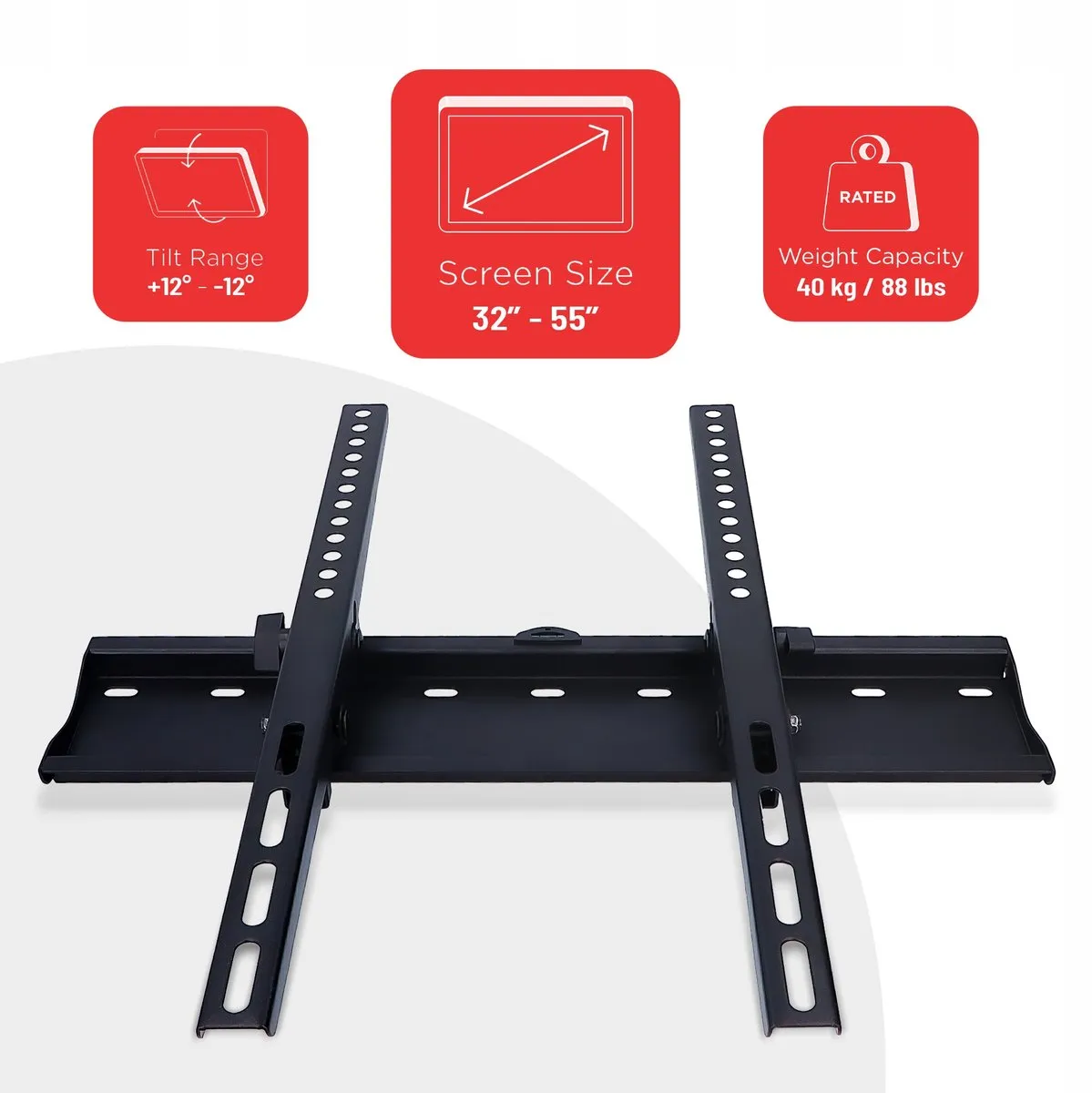 Verstelbare TV Muurbeugel voor Toshiba 32'' - Kantelbaar & Uitschuifbaar