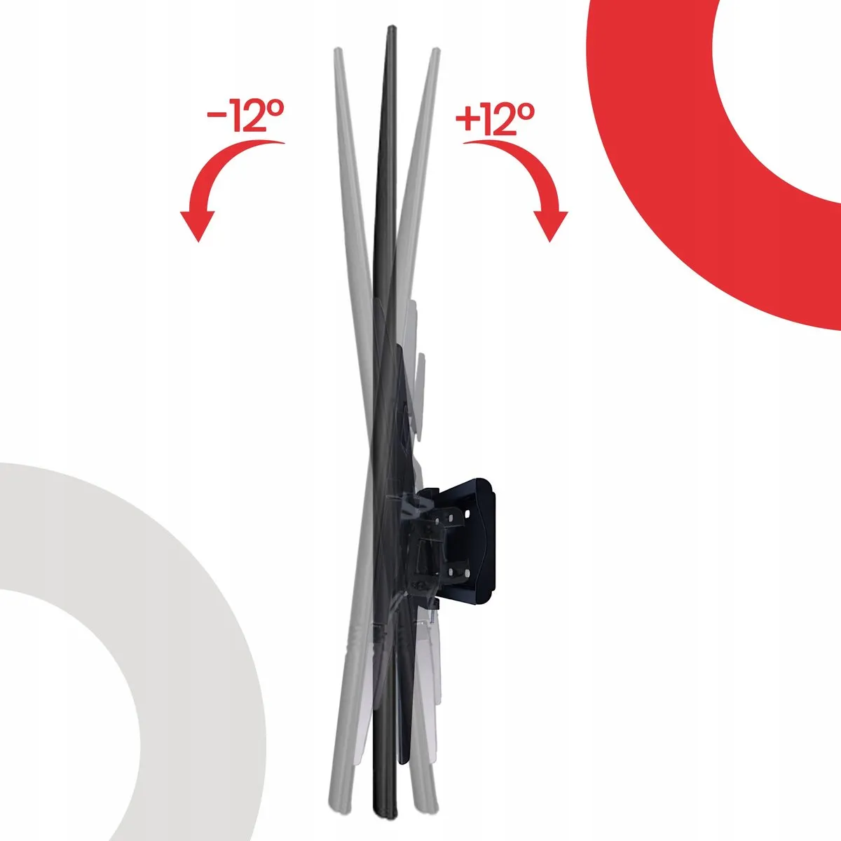 Verstelbare TV Muurbeugel voor Toshiba 32'' - Kantelbaar & Uitschuifbaar
