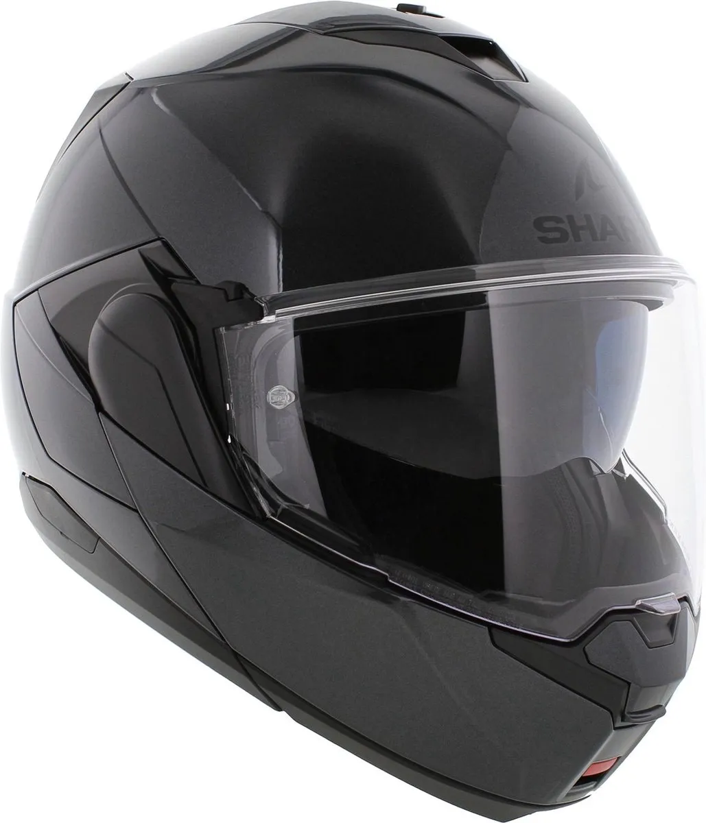 Shark Oxo Solid Glans Antraciet XS Motorhelm
