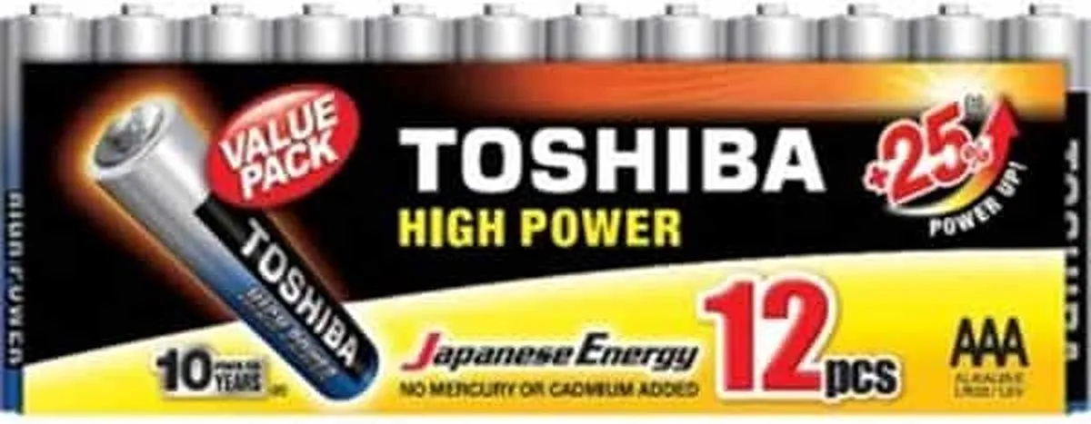 Toshiba HIGH POWER AAA Batterijen