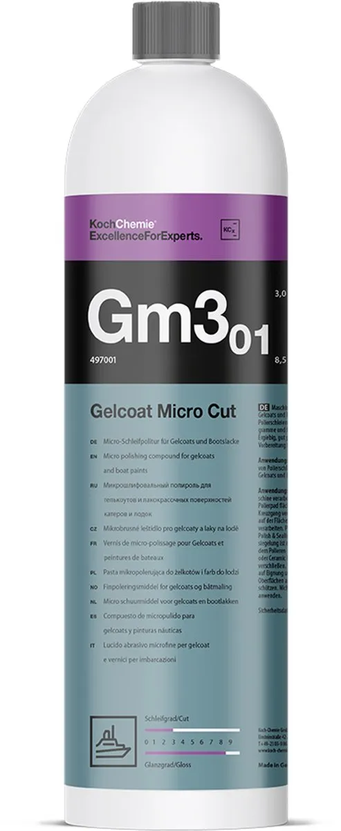 Koch Chemie Gelcoat Micro Cut 1L Micro Polijstpasta