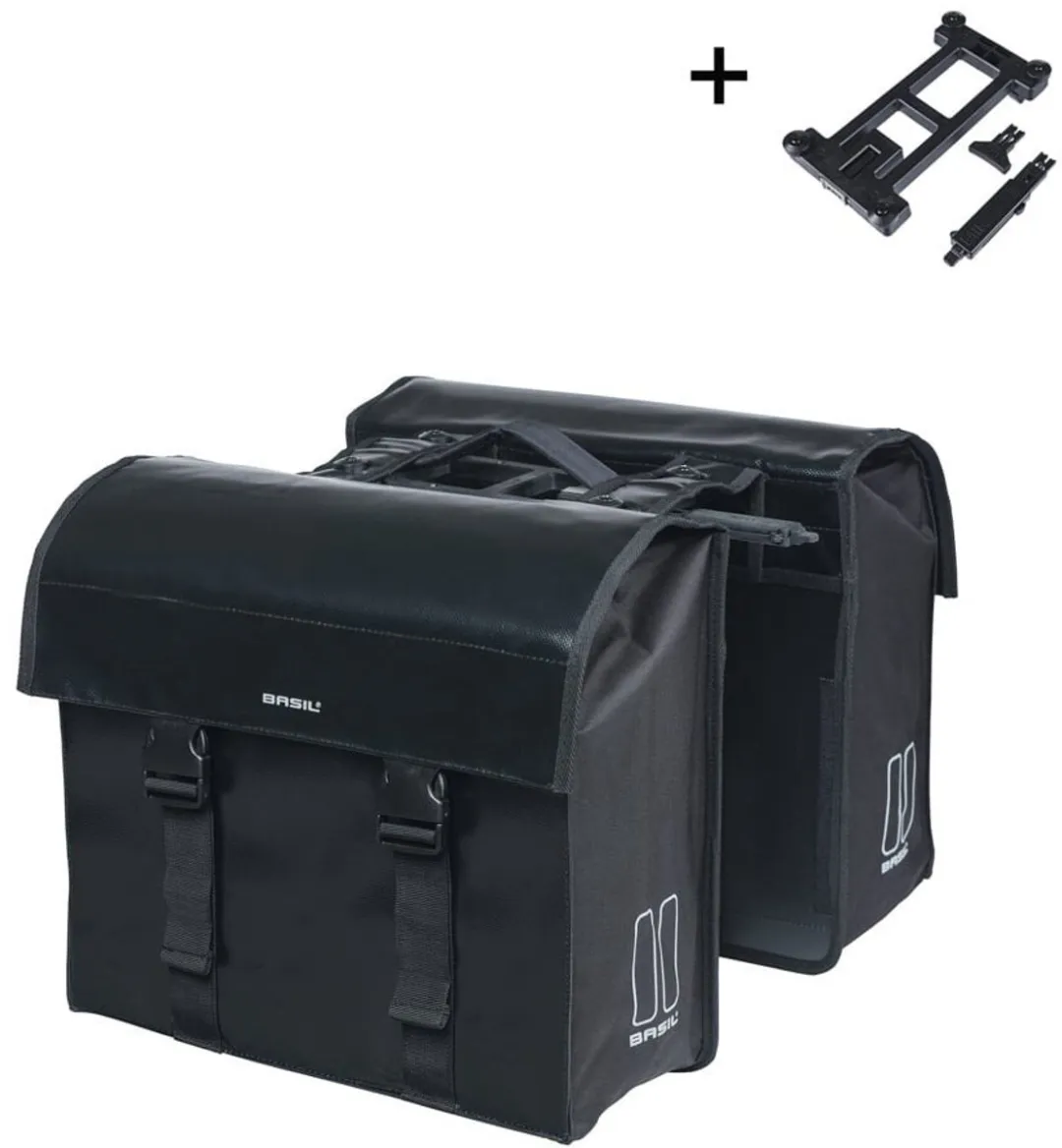 Basil Urban Load Fietstas MIK 48L - Zwart