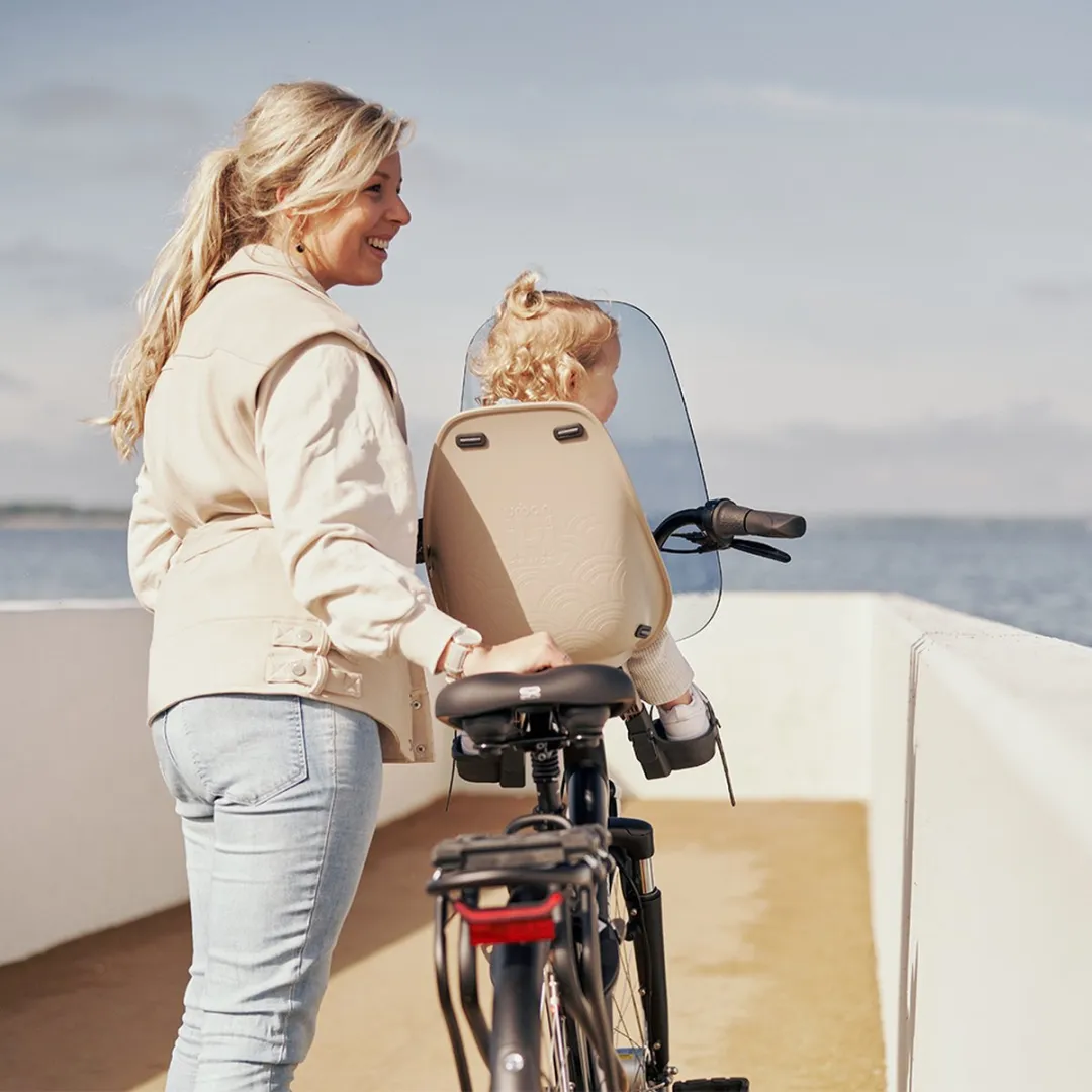 Urban Iki Fietsstoeltje Inaho Beige/Bincho Black