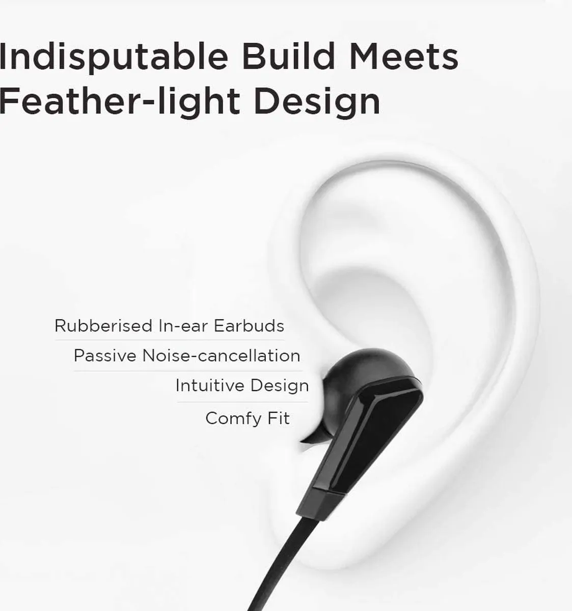 Lenovo HE01 HE10 Draadloze In-Ear Hoofdtelefoon - Rood
