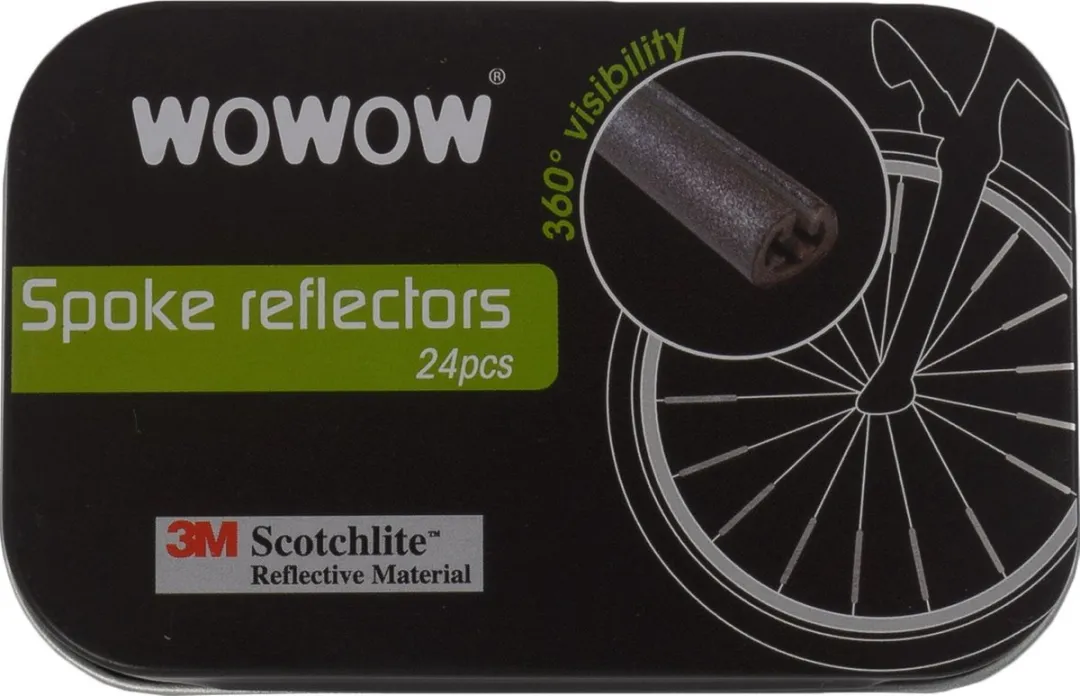 3M Wowow Fietsreflector - 24 Stuks - Zilver